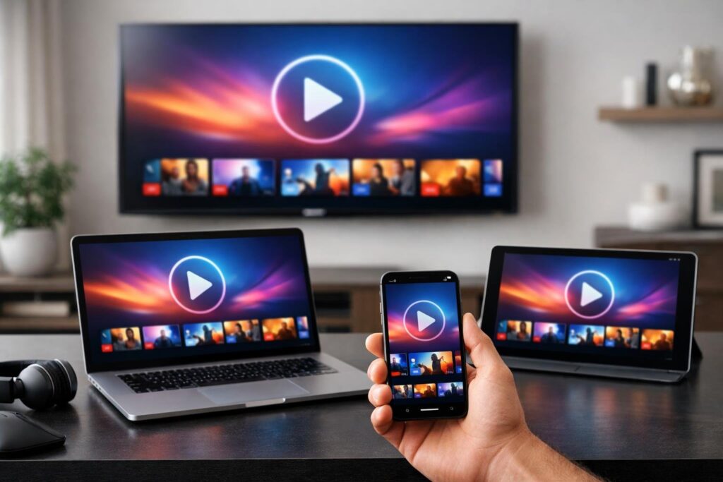 Discover deIPTV with 165,000+ live channels, 4K quality streaming, sports, movies, and ultra-HD VOD for USA and Canada.